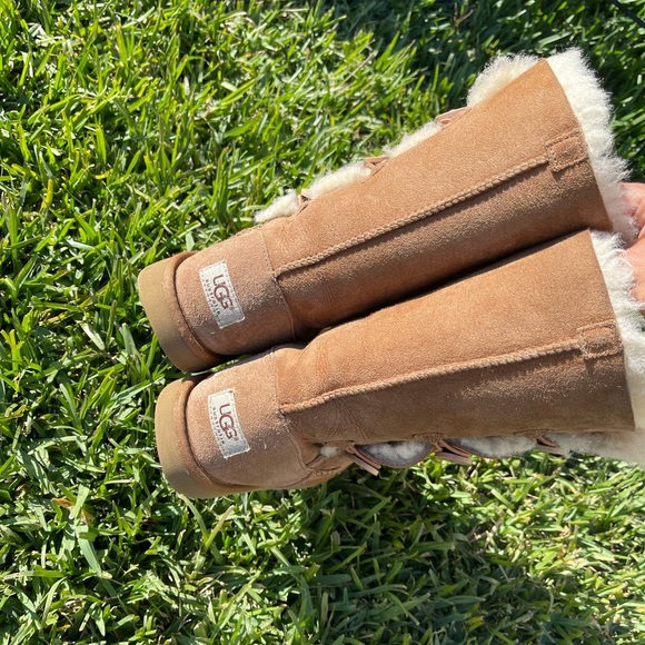 UGG🍂🍁Triplets Chestnut Sz 5 - Picture 5 of 13